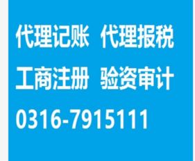 專業招商服務，選擇可信賴的合作伙伴——廊坊賽馳會計公司